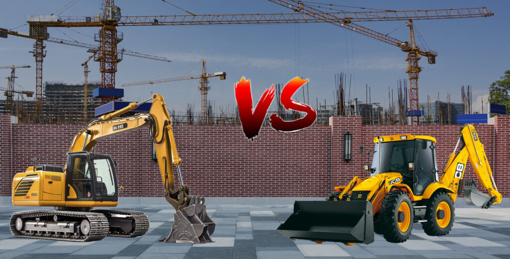 Экскаватор и экскаватор-погрузчик в чем разница